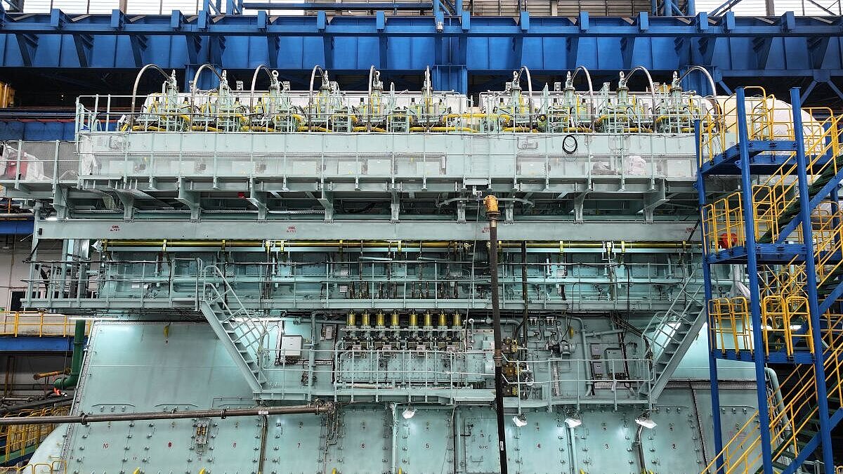 Largest Methanol Fuelled Engine Set For Delivery Ship Offshore